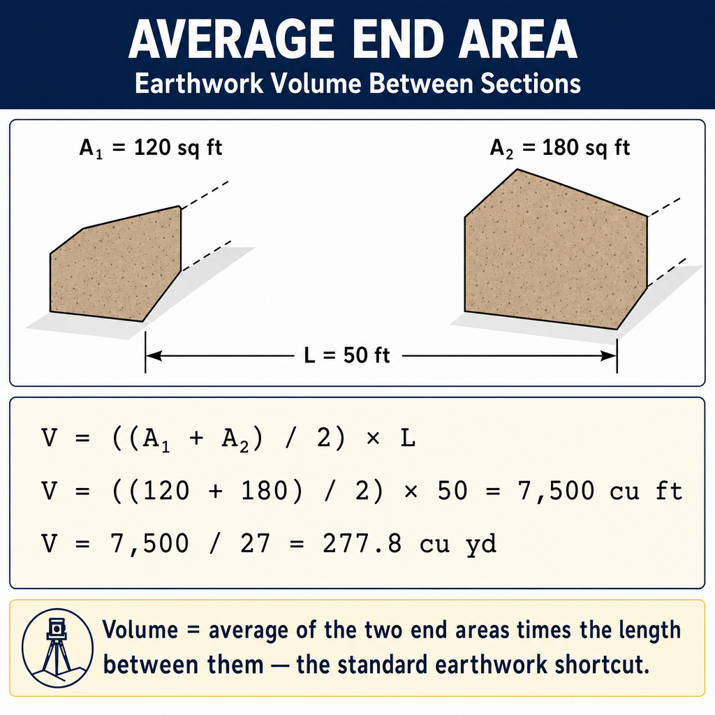 Figure FS.2.6b — Average end-area volume formula