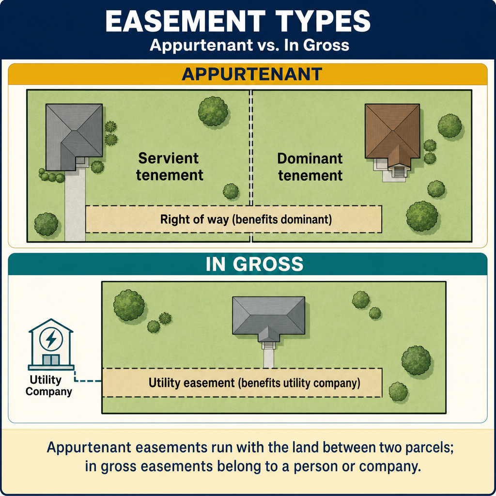 Figure FS.3.4b — Easement appurtenant vs in gross