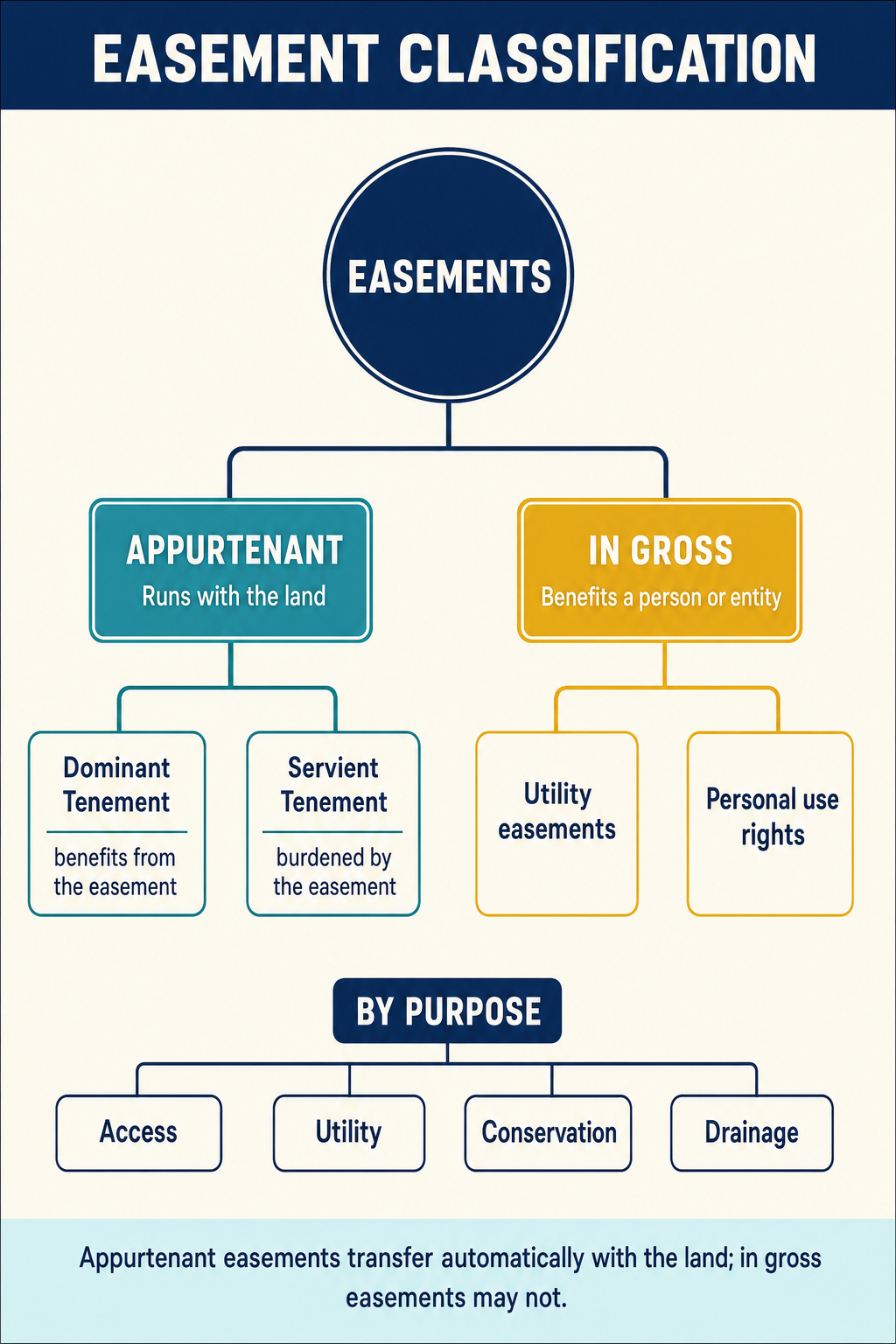 Figure PS.1.40 — Easement classification tree