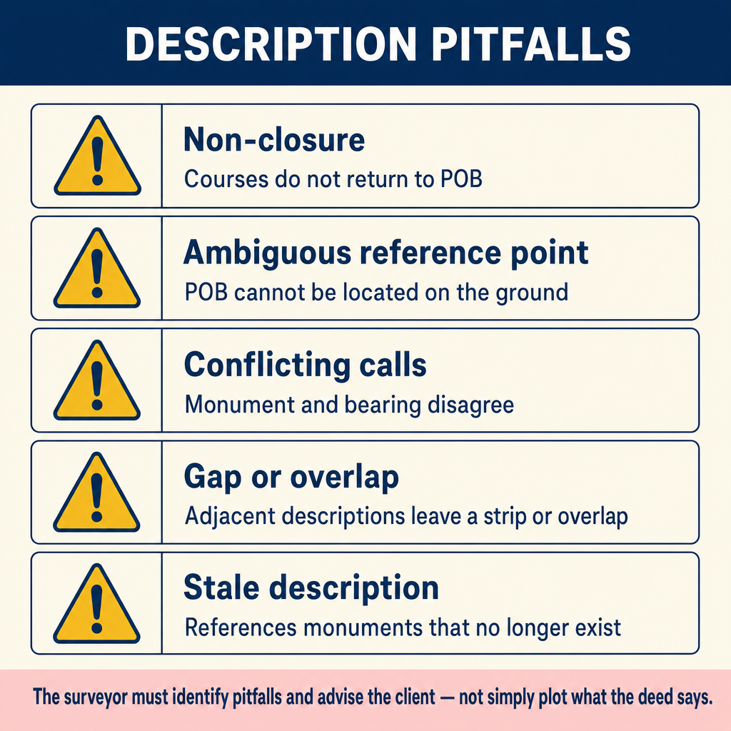 Figure PS.1.55 — Five description pitfalls
