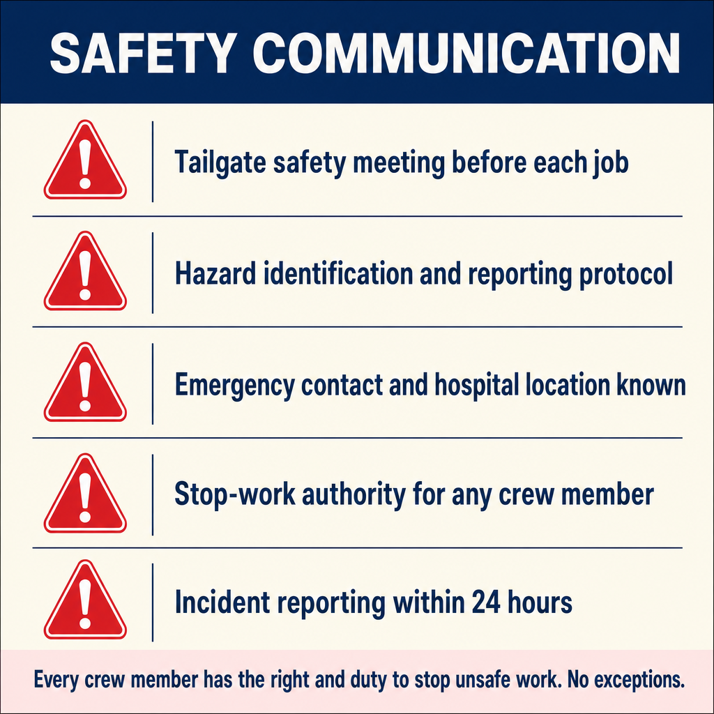 Figure PS.2.46 — Five safety-communication practices
