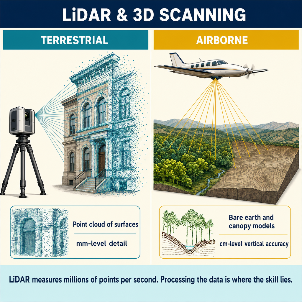 Figure PS.2.48 — Terrestrial vs airborne LiDAR comparison