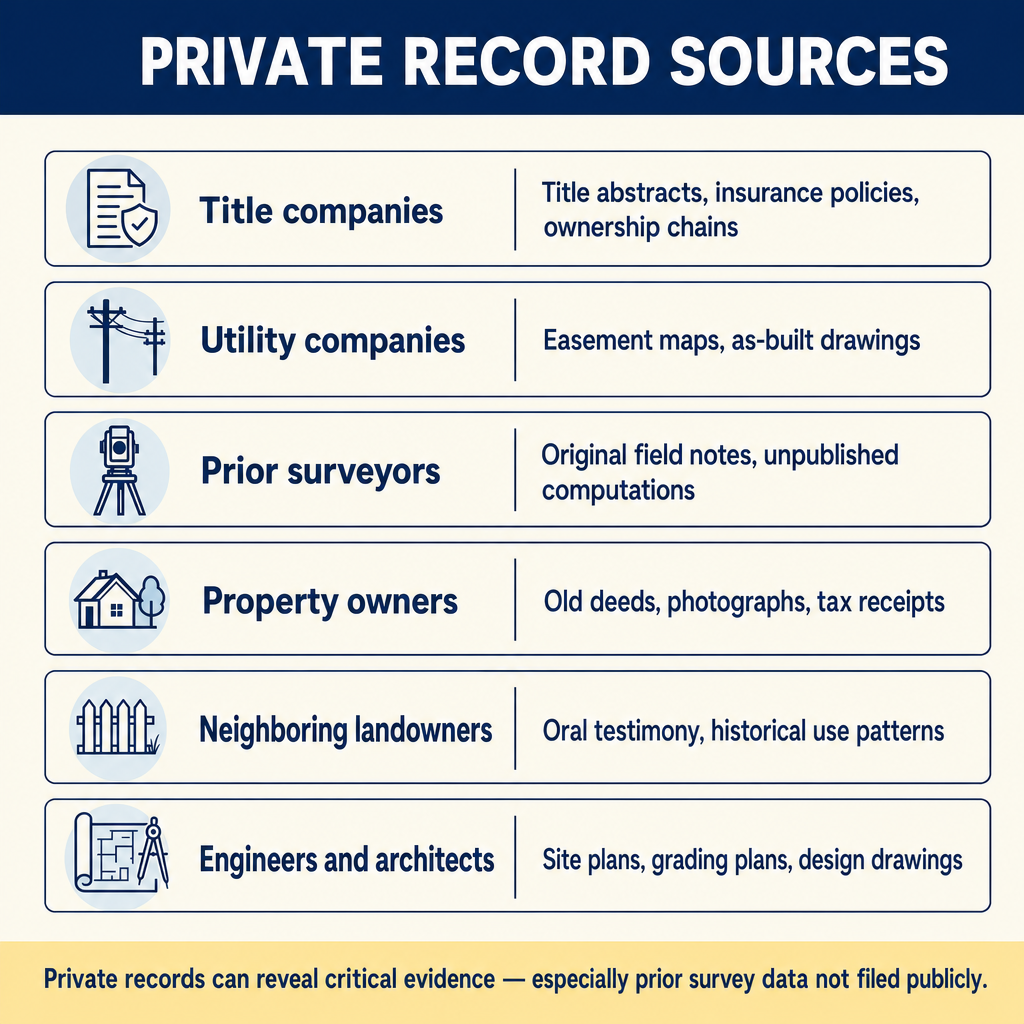 Figure PS.2.15 — Six private record sources