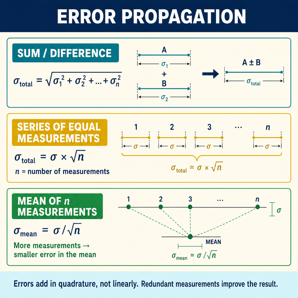 Figure PS.2.22 — Error propagation formulas (sum, series, mean)